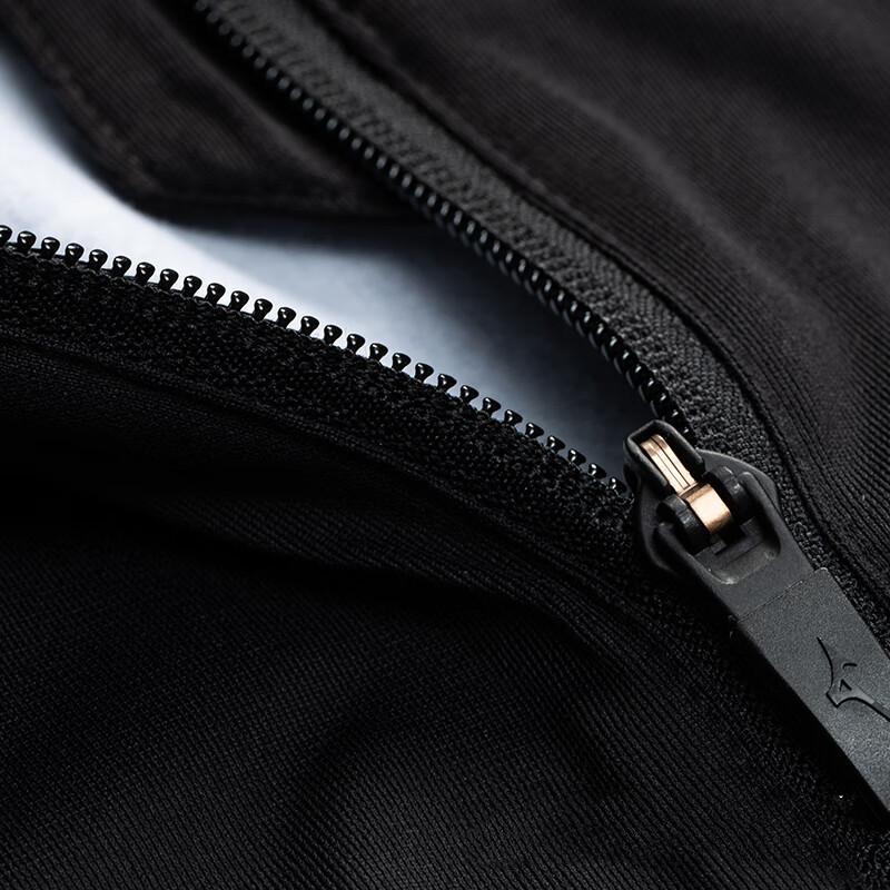 Mizuno Breathable Stand Collar Pullover Long Sleeve Sweatshirt Men Sweatshirt Gray Black P2CC19Z190