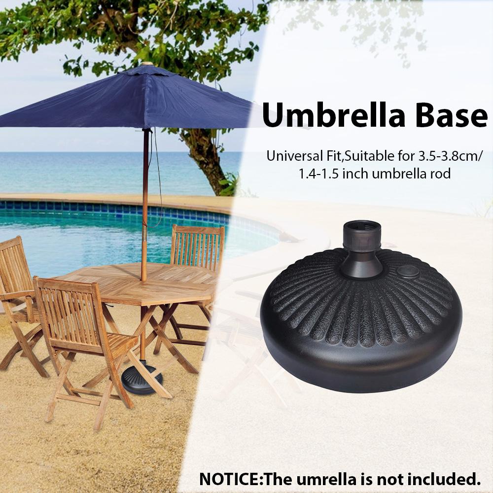 Umbrella Base Sand or Water Filled Base Portable Patio Umbrella Stand Courtyards Gardens Swimming