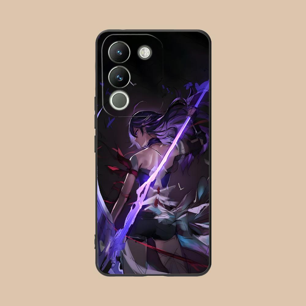 HSR Acheron Matte TPU Mobile Phone Case for VIVO V60 V50 V40 V30 V29 V27 V25 V23 Pro Lite 5G Colorful Printing Cover