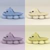 TUINANLE Sommer Hausschuhe Dicke Plattform Badezimmer Unisex Hausschuhe rutschfeste Flip-Flops Frauen Shark Weiche Sohle EVA Indoor Rutschen