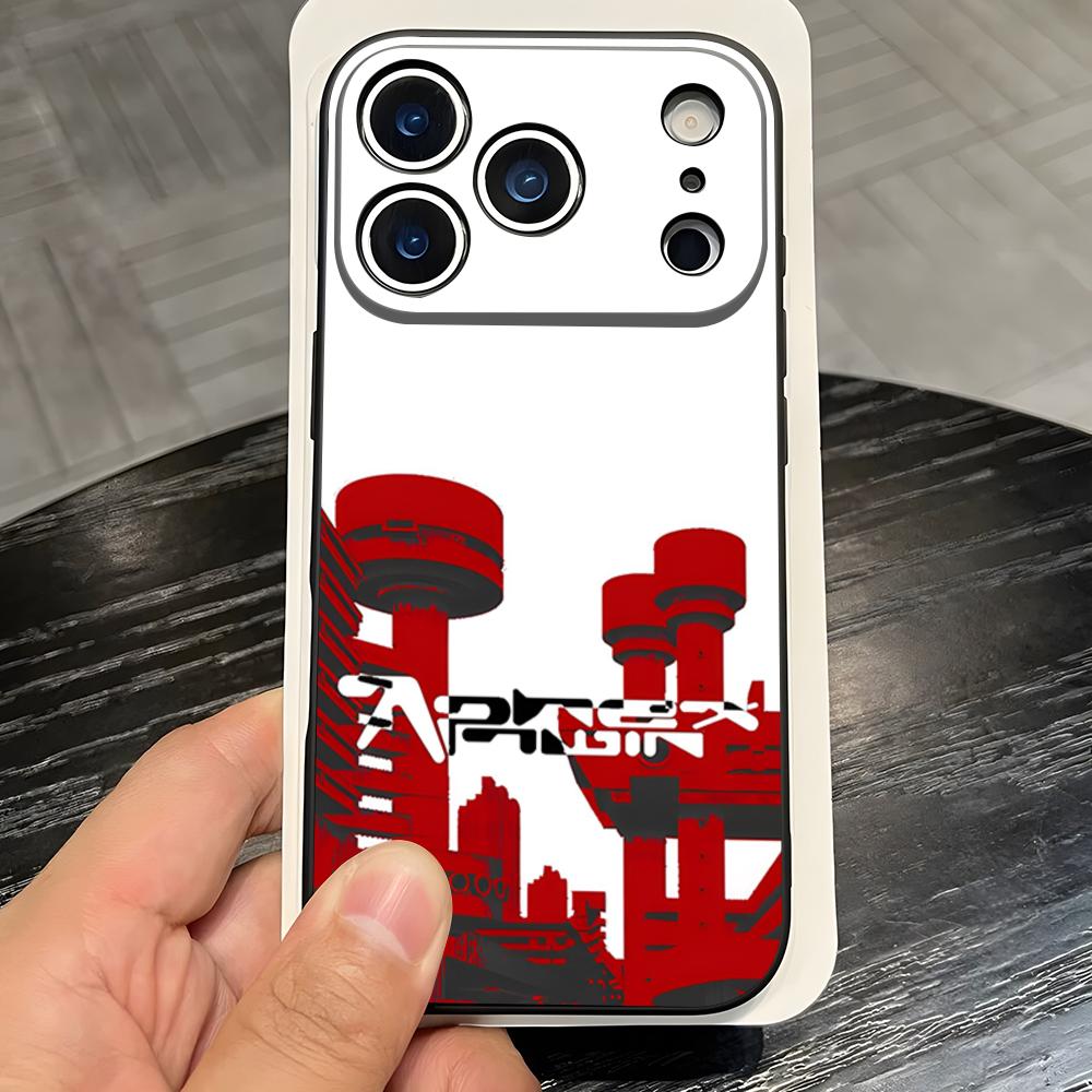 

A-Aphex T-Twin S-Symbol Logo Phone Case For IPhone 17 Pro Max 16 15 14 Pro Max 13 11 X Xs Xr 8 7Plus Silicone Cover iPhone 14 Pro Max