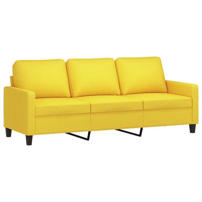 VidaXL Canapé à 3 Places, Sofa de Salon avec Accoudoirs et Oreillers de Dossier, Meuble de Salle de Séjour Intérieur, 359176