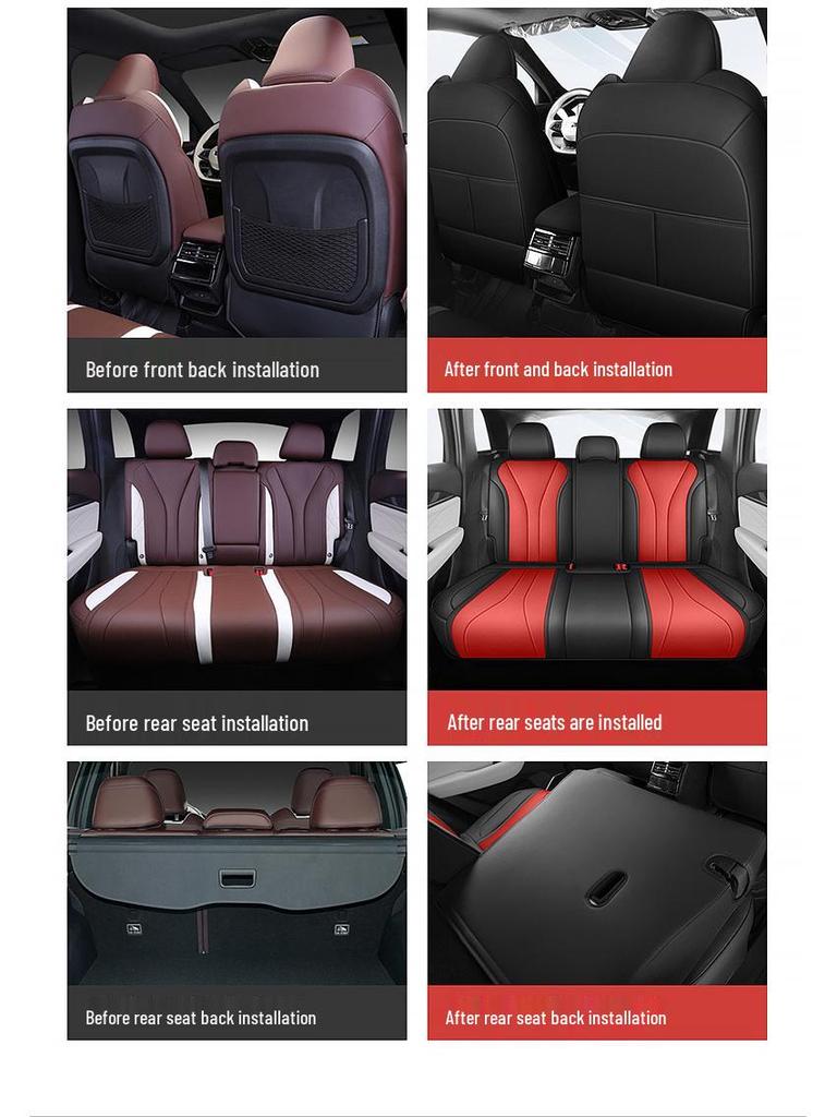 Xingyue L Universal Full Surround Leather Car Seat Cover - Four Seasons Suitable