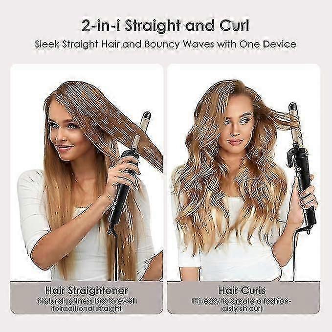 360 Rotating Automatic Hair Curler, 25mm Curling Iron with LCD Display, Adjustable Heat Setting 100-220C, Titanium Curling Iron, Rotating Hair Curler
