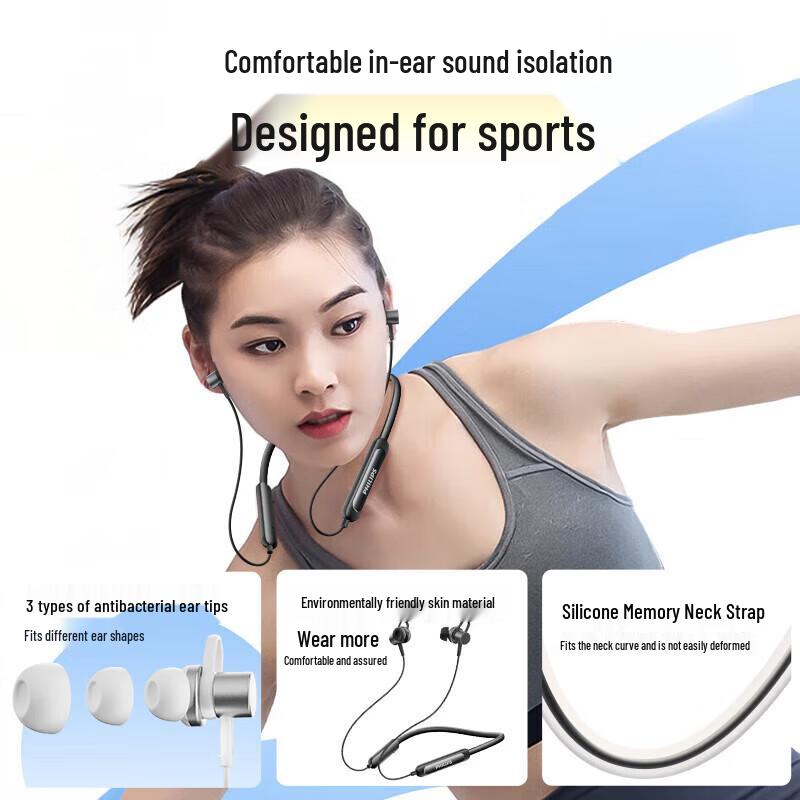 Philips TAN1120 Wireless Neckband Bluetooth Earphones