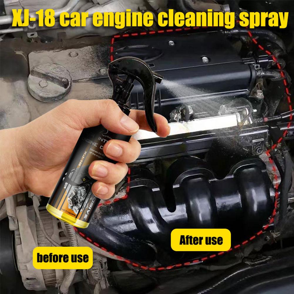 Car Engine Bay Cleaner Powerful Decontamination Cleaning Detailer Detergent Auto Product Car Cleaning Compartment 120ml Eng H0U1
