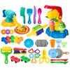 Children's DIY Color Clay Craft Kit: Includes Leather Clay, Glue Machine, Needle Cylinder, Noodle Maker, Dessert, Cake, and Bread Making Tools.
