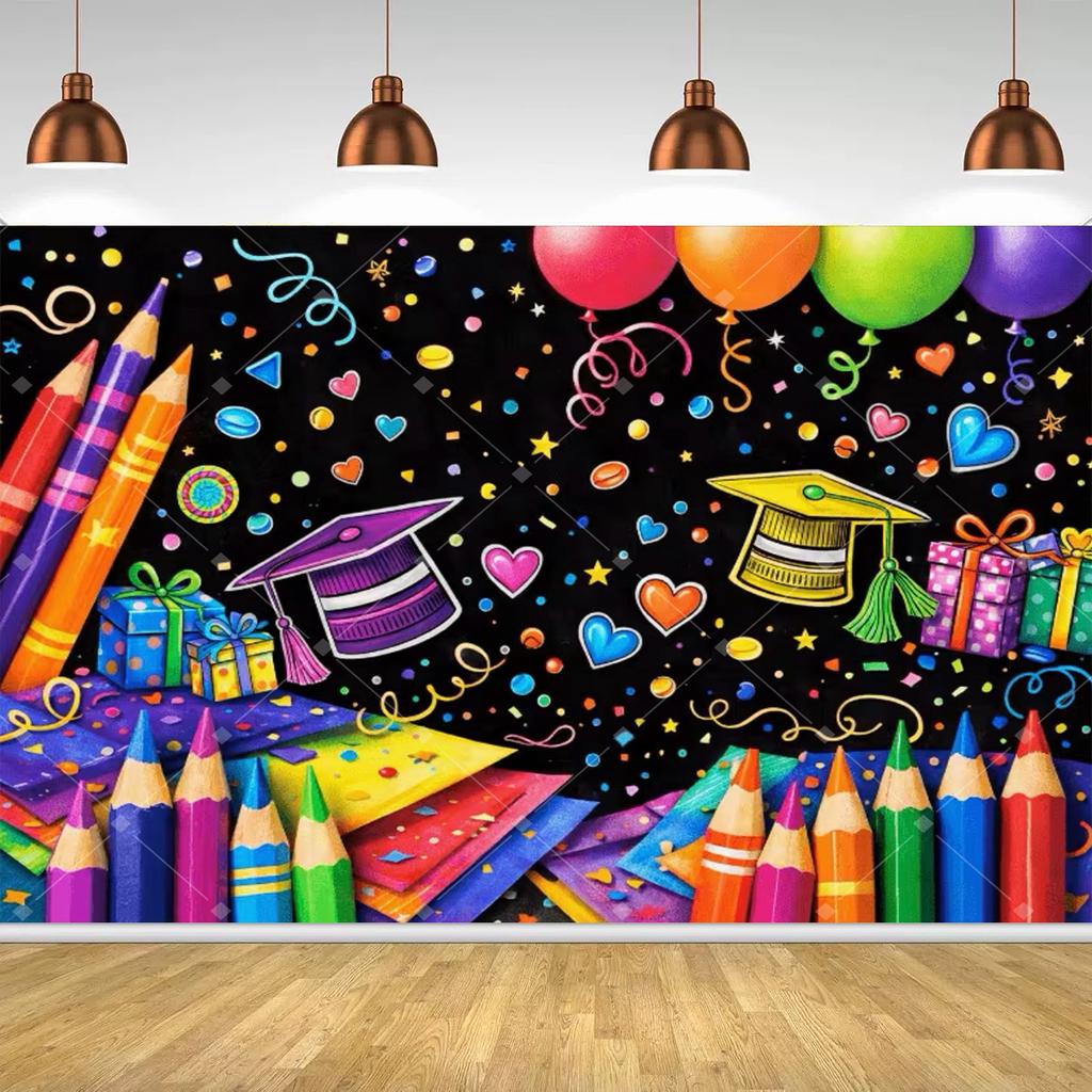 Kindergarten Graduation Photo Fund, Preschool Graduation Celebration Banner for Children, Children's Graduation Photo Decoration.
