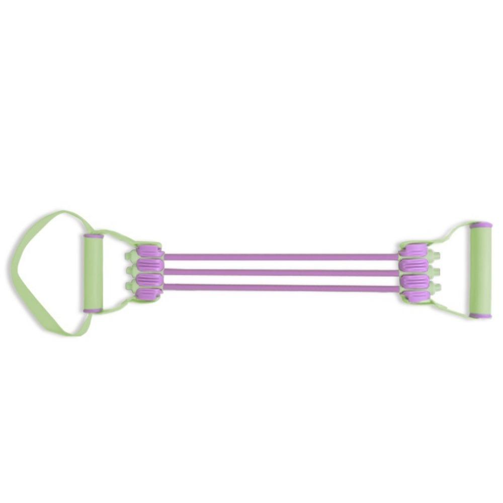 Adjustable Chest Expander Elastic Tension Rope Fitness Resistance Band Fitness Strength Equipment фиолетовый
