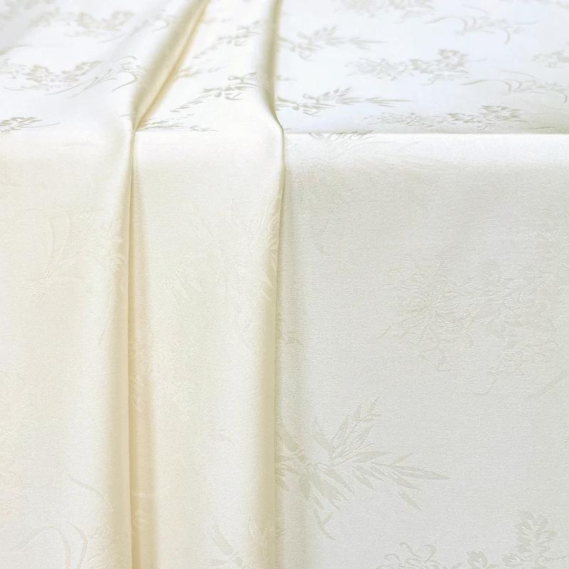 Antikstil Imitation Seide Jacquard Satin Stoff Chinesischer Stil Dunkles Muster Gewebter Brokatstoff DIY Hanfu Cheongsam Kleid