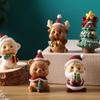 Miniatures Animal Christmas Anmail  Miniature Figurine  Landscape Garden Pot