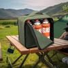 Camping-Gaskartuschen-Organizer-Tasche Tragetasche Mehrzweck-Outdoor-Camping-Picknick-Aufbewahrung Tasche für tägliche Notwendigkeiten Handtasche,Reißverschluss