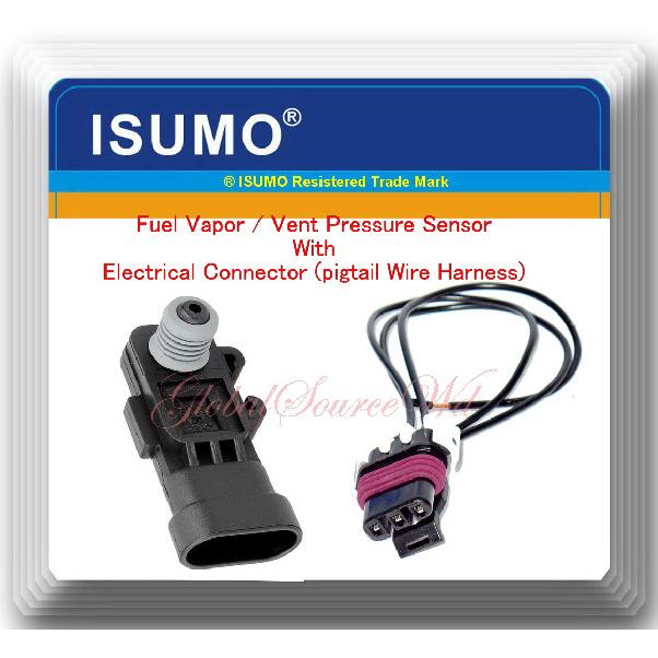 Fuel Tank Pressure Sensor W/Connector Fits:Buick Cadillac Chevrolet Hummer Isuzu