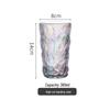 OLOEY Glacier Pattern Glass Water Cup