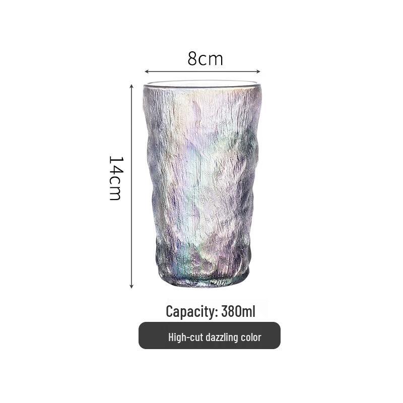 OLOEY Glacier Pattern Glass Cup