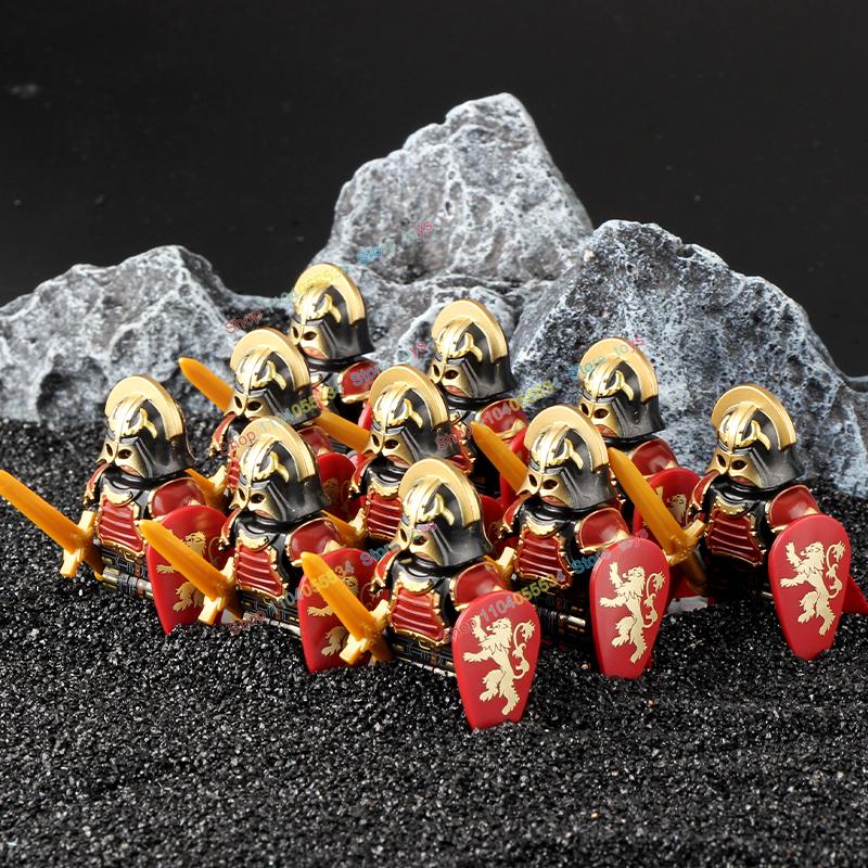 Movie Series Orc Uruk-hai Army Action Figures Mini Bricks Doll Assemble Building Blocks MOC DIY Toys for kid gift