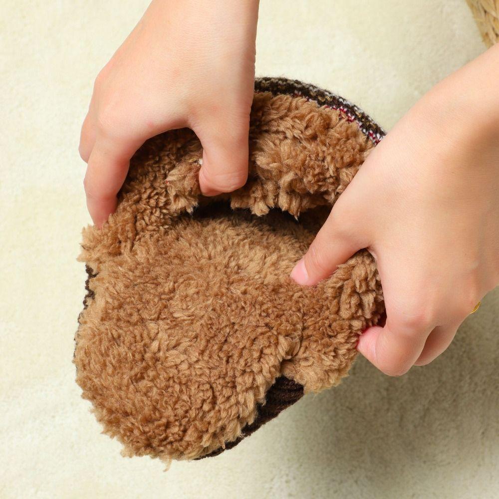 Anti-slip Winter Floor Socks Knitted Fleece Sleeping Socks Fashion Thicken Plush Socks  Women