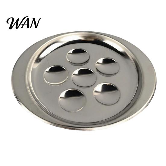 Schnecken-Essbesteck Set Edelstahl-Schneckenplatte mit Gabeln, 6/12 Loch Auflaufform für den Ofen, Serviertablett Anti-Rutsch-Rillen, Elegante Vorspeisen Meeresfrüchte,