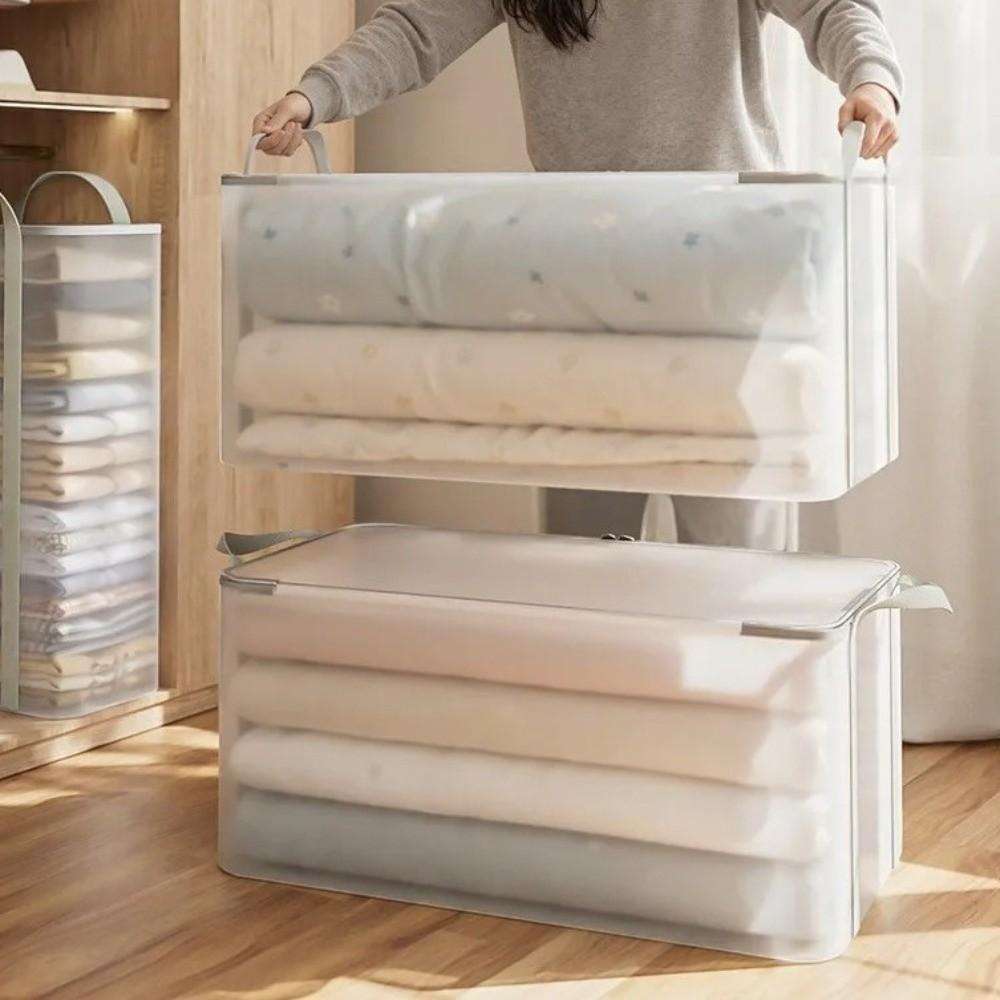Transparent Blanket Storage Bag Large Capacity Moving Storage Bag Clothing Storage Bag  Household