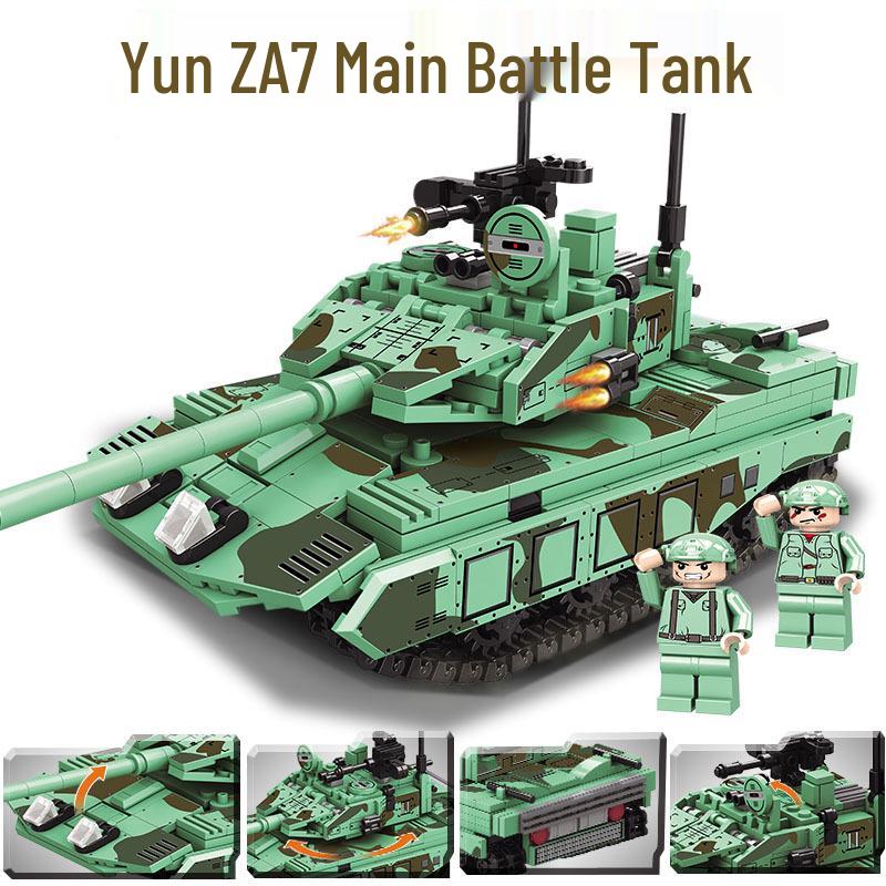Compatible Military SWAT Armored Car Building Blocks - Educational Assembly Toy for Boys