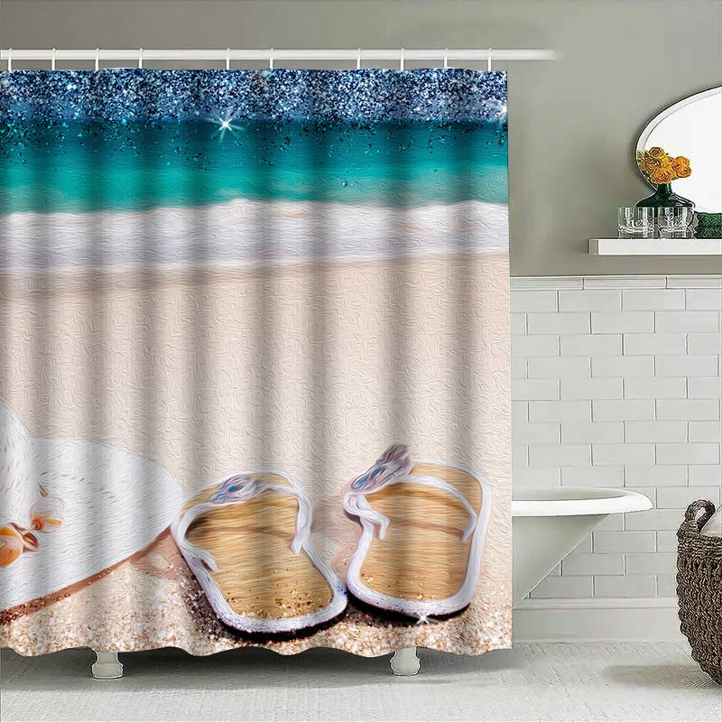 Floral Print Shower Curtain Personalized Monogram Bathroom Decor for Women Girls with Pink Flowers Design Custom Name Shower Cur