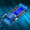 5V/12V/24V Delay Relay Module with LCD Display Supporting Multiple Trigger Signals and Output Capability up to 30V 5A or 220V 5A