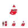 Small Dog Pet Cat Santa Claus Costume Outfit Jumpsuit Clothes Christmas For