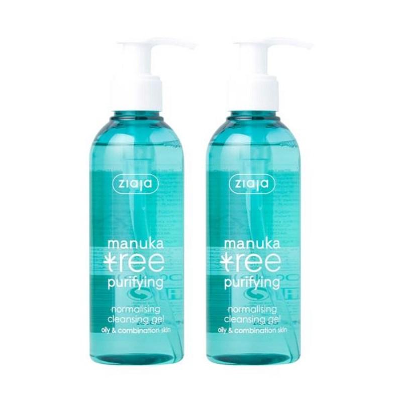 Ziaja Manuka Tree Gel Cleanser, 200ml, 2 pcs