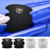 4pc Carbon Fiber Car Door Bowl Protection Sticker Door Handle Protection Film for Seville XT4 CT4 CT5 ATS SLR STS EXT