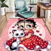 Betty Boop Pattern Rug, Indoor/Outdoor Mat, for Picnic, Gameroom, Bedroom, Office, Living Room, Home Decor Carpet, Birthday Gift