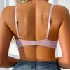 Steel Ring Gather Anti-Sag Bra Push-Up Bra with Lace Back Ready Stock