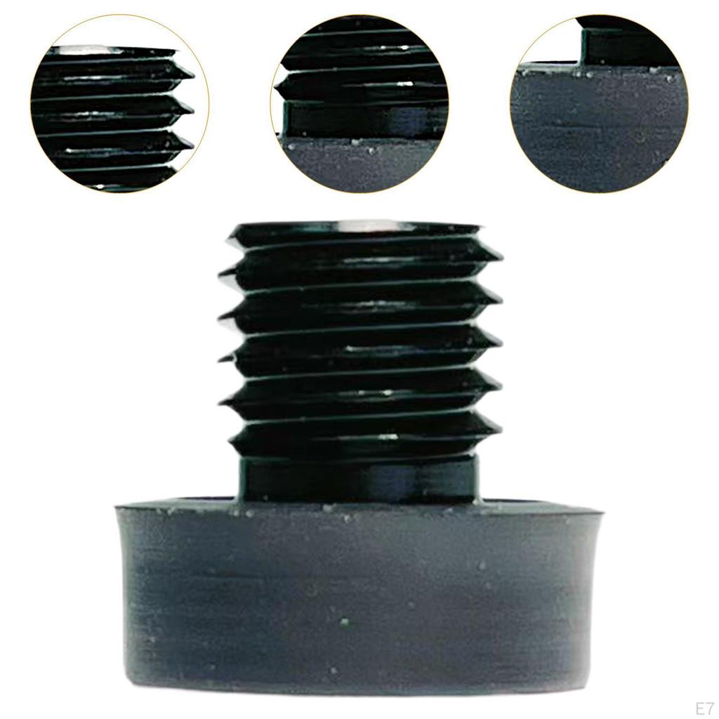 Billiard Bottom Plug Cue Rubber Bumper for Playing Club Pool Table