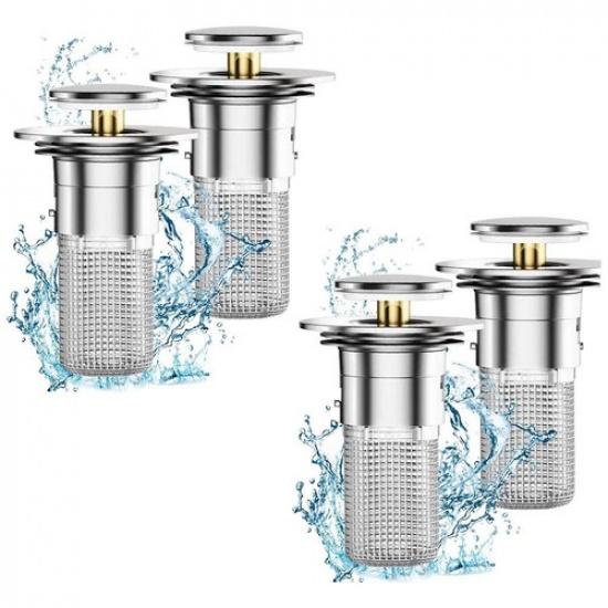 4Pzs Tapón De Lavabo Para 11129 Pulgadas PopUp Con Removable
