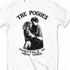 The Pogues Fairytale of New York TShirt Womens Unisexs Celtic Punk Tee Perfect for Fans Who Love Irish Punk  Vintage Design