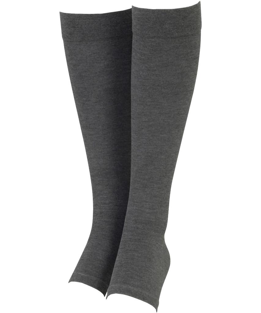Wacoal Maternity Maternity Compression Soft To the Open Suitable for Pregnancy and Postpartum Socks, MLP195, Women's, GY, 3-Level Support, Touch,