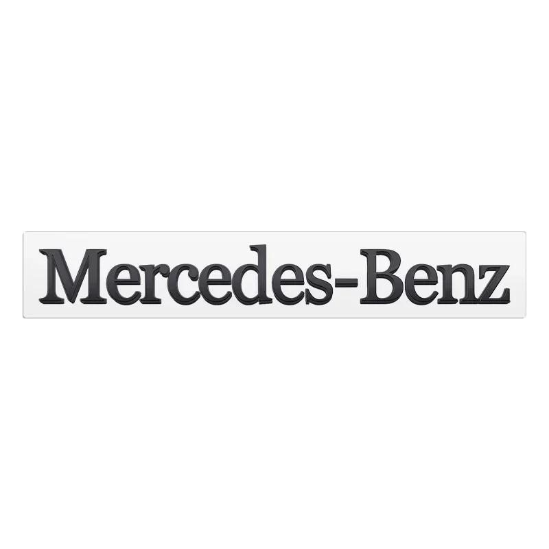 AABCX1 3D ABS Chrome Emblem Letters logo Car Trunk Badge Sticke For Mercedes Benz AMG W204 W205 W212 W213 X253 W163 W166 W167 W246 W222