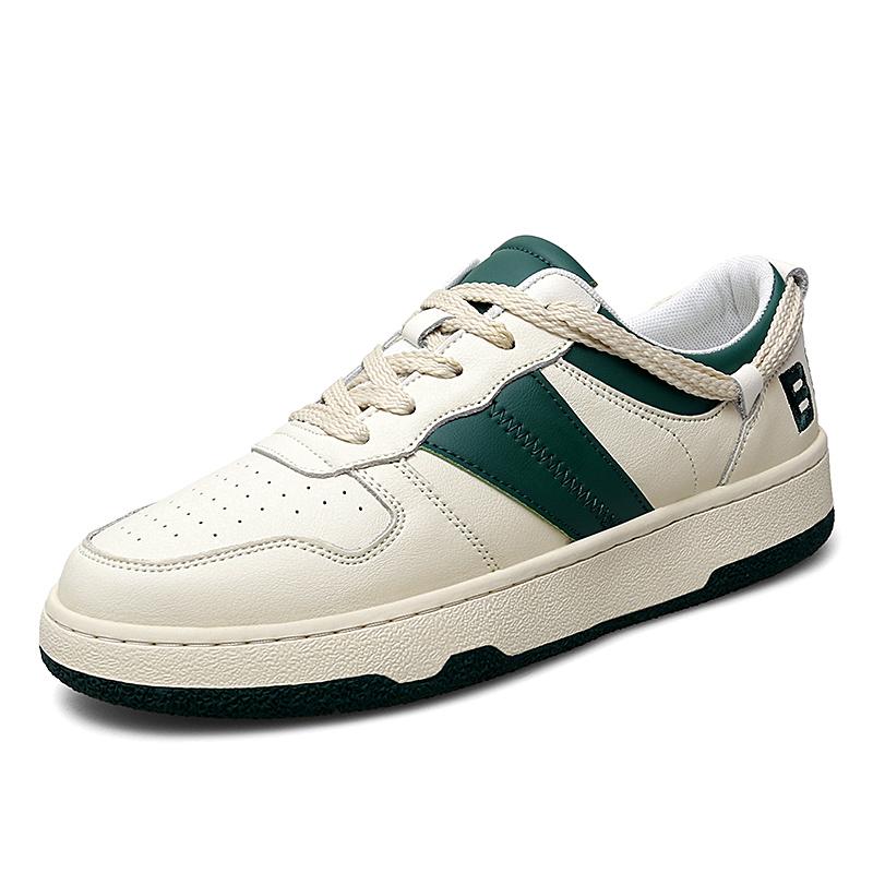 

2024 Новое поступление мужские кожаные кроссовки обувь на шнуровке классические дышащие скейтборд мужские туфли универсальные мужские вулканизированные туфли 44