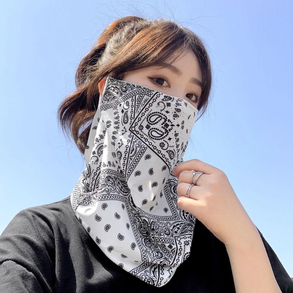 Summer Couples UV Protection Arm Sleeves & Neck Mask Set for Cycling
