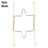 5 Sizes Wall Display Invisible Dish Hangers Adjustable Plate Spring Holder 1/5pc