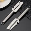 Vegetable Peeler with Ergonomic Handle 2 In 1 Bottle Opener Stainless Steel Peeler for Melons Potatoes Cucumbers Pumpkin Sugar Cane