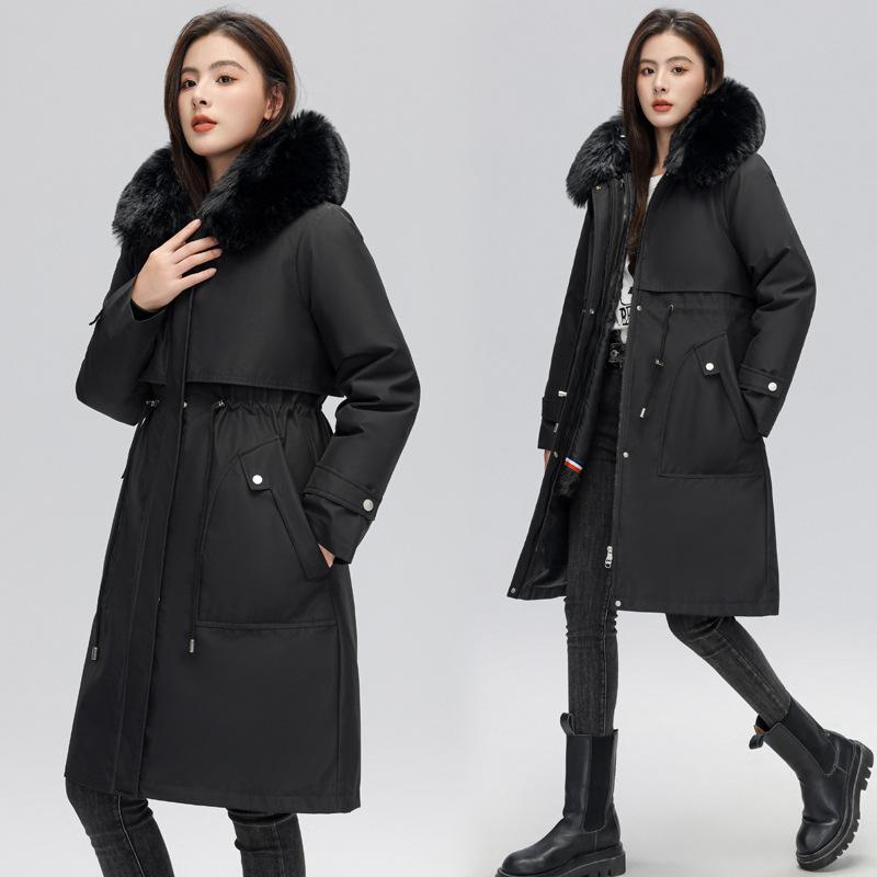 Three Wear Short Women's Detachable Korean Version Large Size Down Cotton Jacket Tide Ins Winter