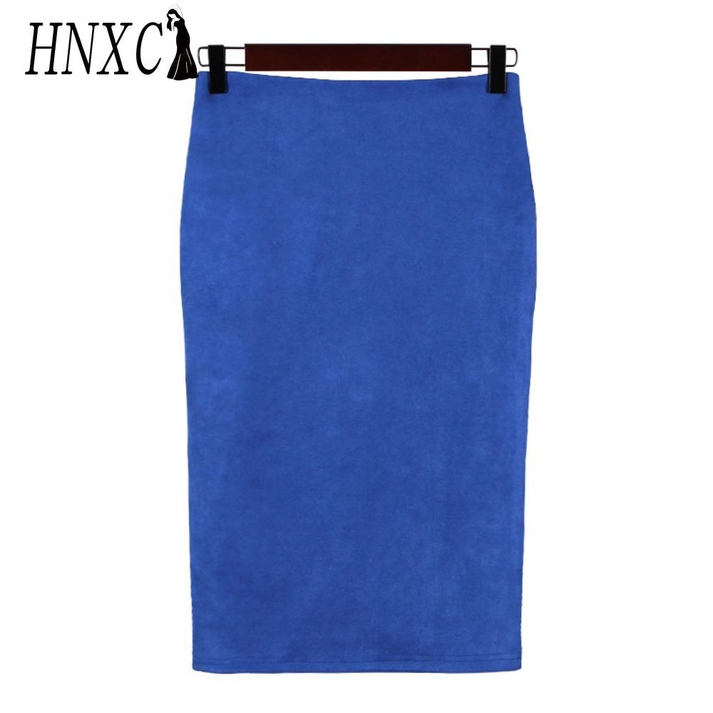 HNXC Women's Fashion Casual Solid Color Print Summer Spring Skirt