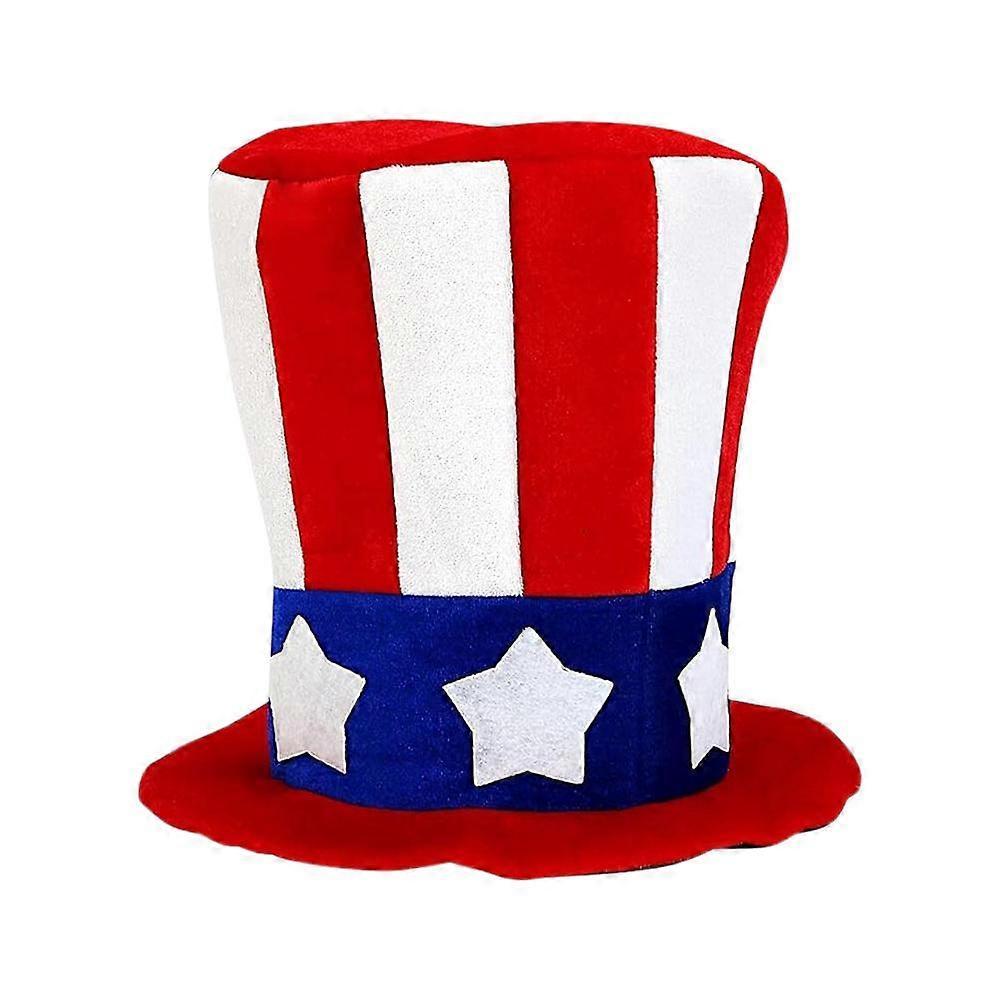 Patriotic Star Hat Tree Top, Red White Blue Christmas Tree Decoration, Independence Day Decoration Independence Day Party Supplies