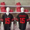 2026 NFL Short Sleeve Jersey San Francisco 49ers Embroidered Football