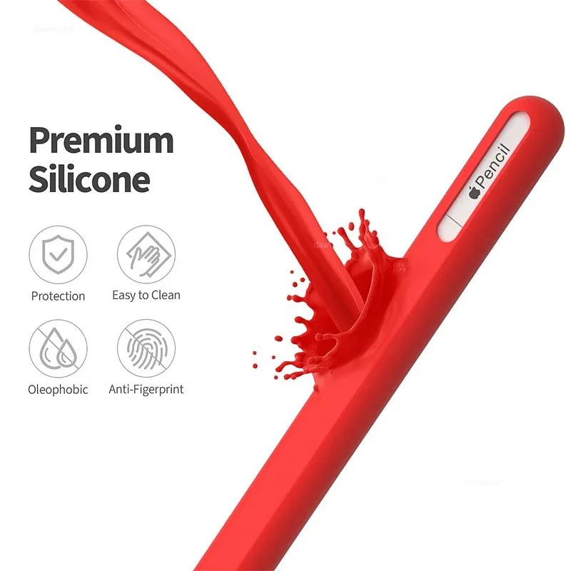 For Apple Pencil USB C Silicone Protective Cover for IPad Air Ipad Mini Ipad Pro12.9 Tablet Pen Case Type-C Pen Cil Anti-fall