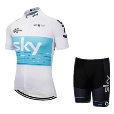 New Summer SKY Short-sleeved Overalls Cycling Suit Bicycle Men's Moisture-wicking Outdoor Clothes