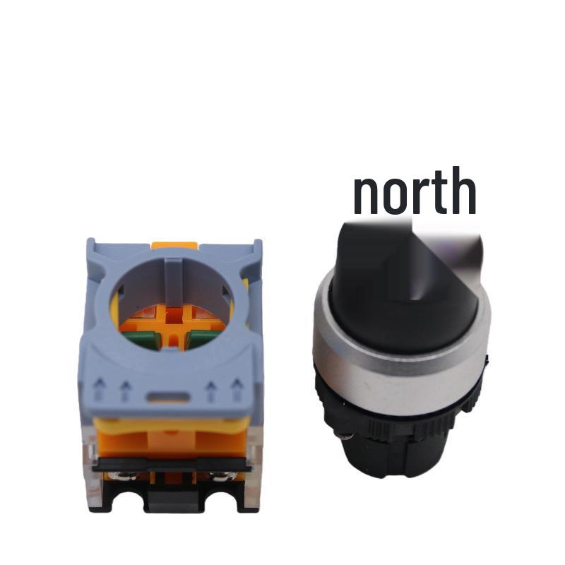 LA155B-20Y/3 Key Rotary Switch, Three-Speed, Open/Closed, Thickened Copper, Silver Contacts, 22MM