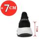 Fashion Summer Breathable Sneakers Men Elevator Shoes Height Increase Shoes For Men Casual Insole 7cm Sport Shoes Man Shoes Taller Shoes