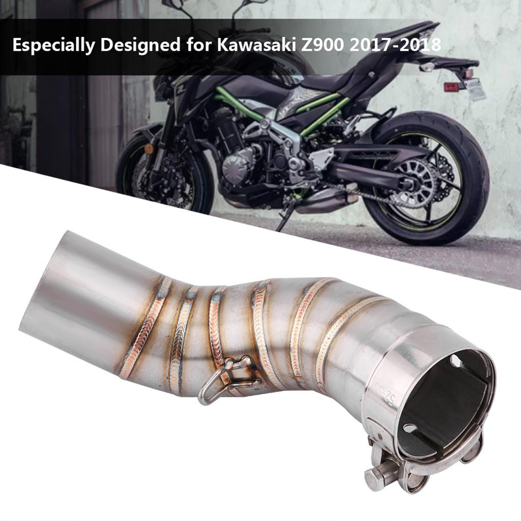 Motorcycle Muffler Link Pipe Motorcycle Full Exhaust System Center Pipe Connector for 900 2017-2018