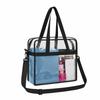 Zipper Closure Clear PVC Tote Bag Large Capacity Waterproof Storage Bag Fashion Handbag  Work